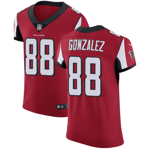 Nike Falcons #88 Tony Gonzalez Red Team Color Men's Stitched NFL Vapor Untouchable Elite Jersey